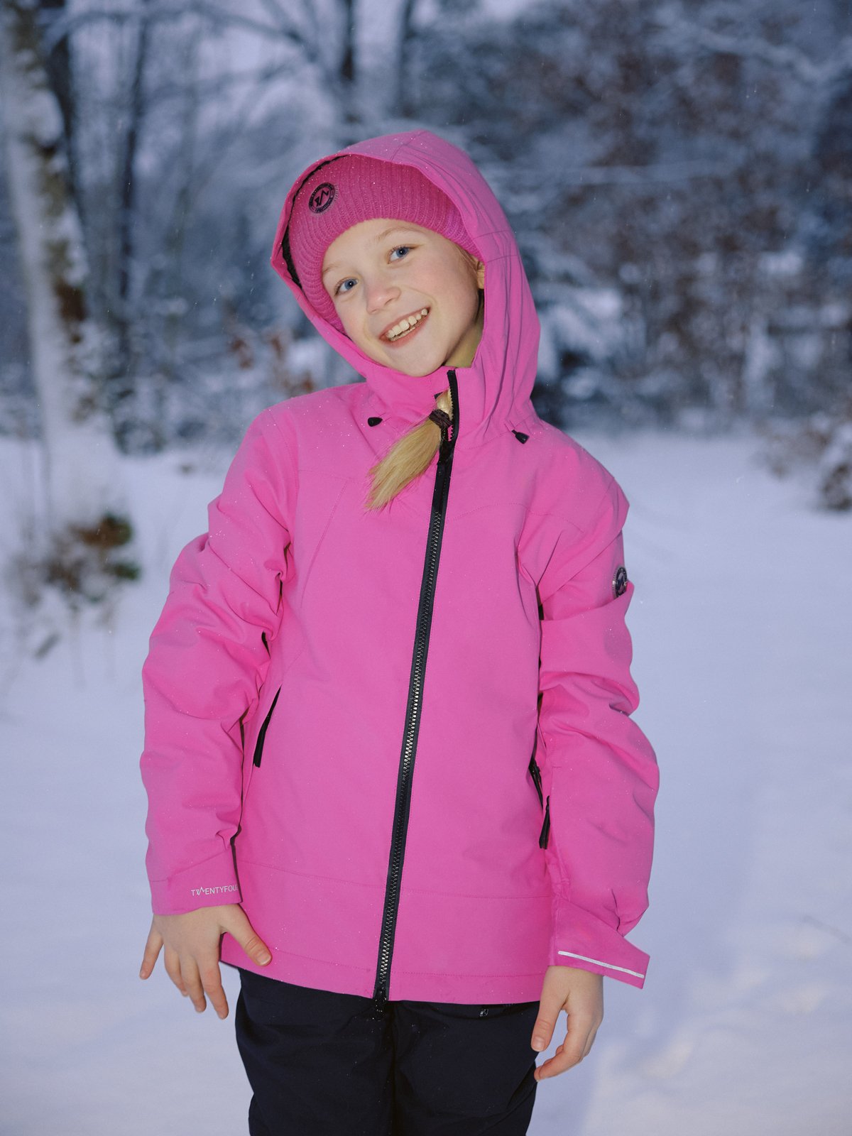 Twentyfour Aurora Warm Jacket JR Fuksia