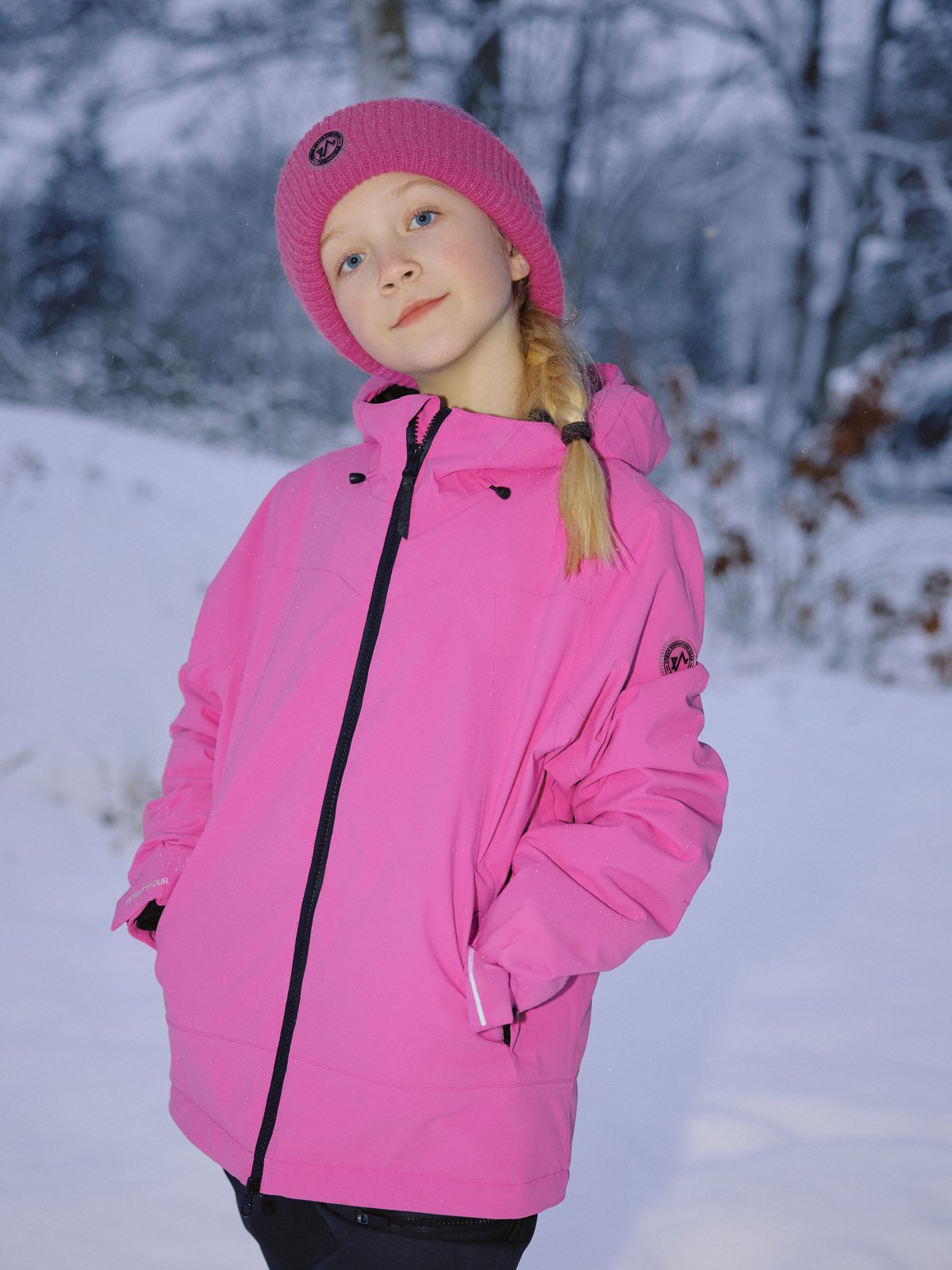 Twentyfour Aurora Warm Jacket JR Fuksia