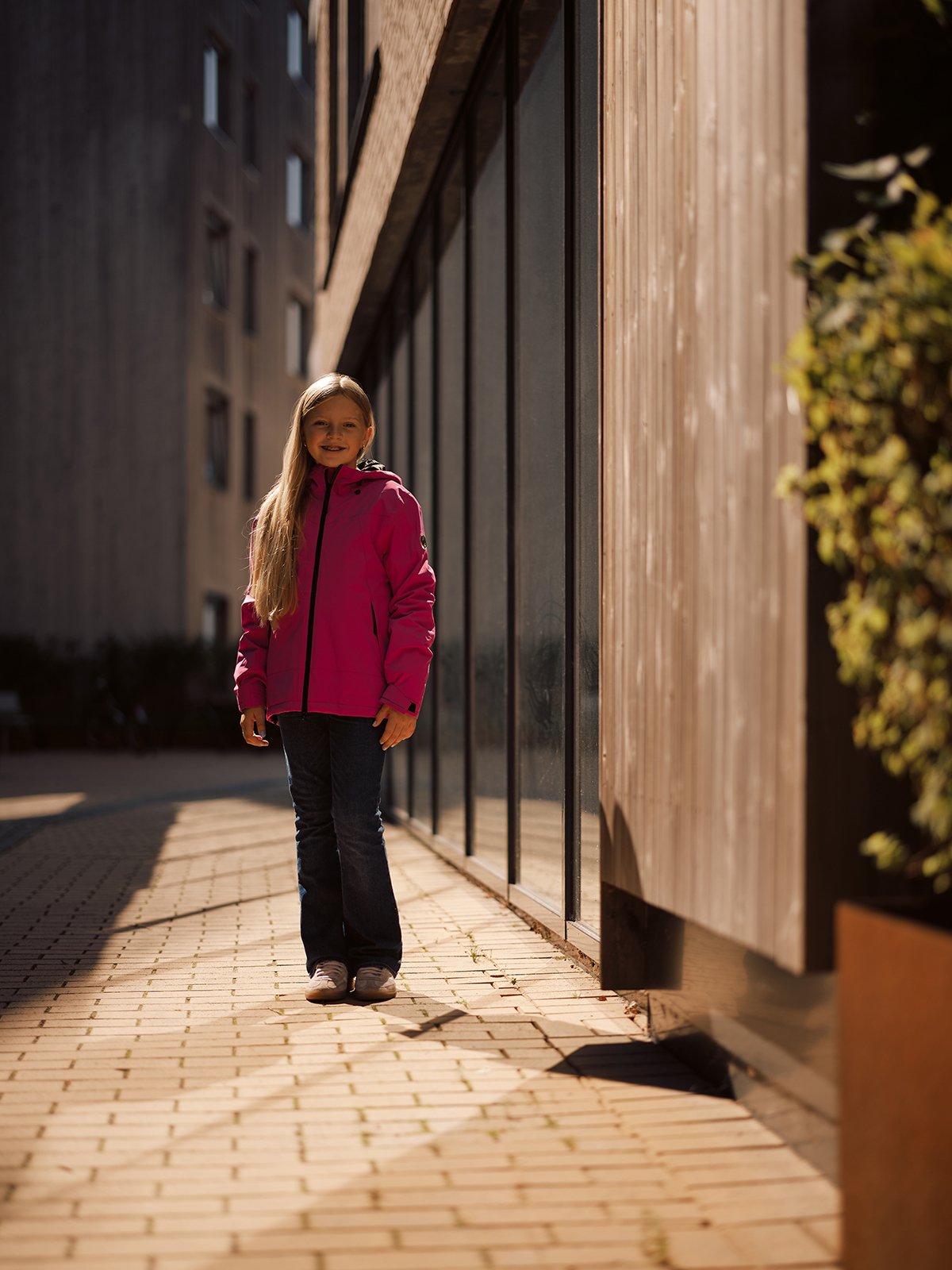 Twentyfour Aurora Warm Jacket JR Fuksia