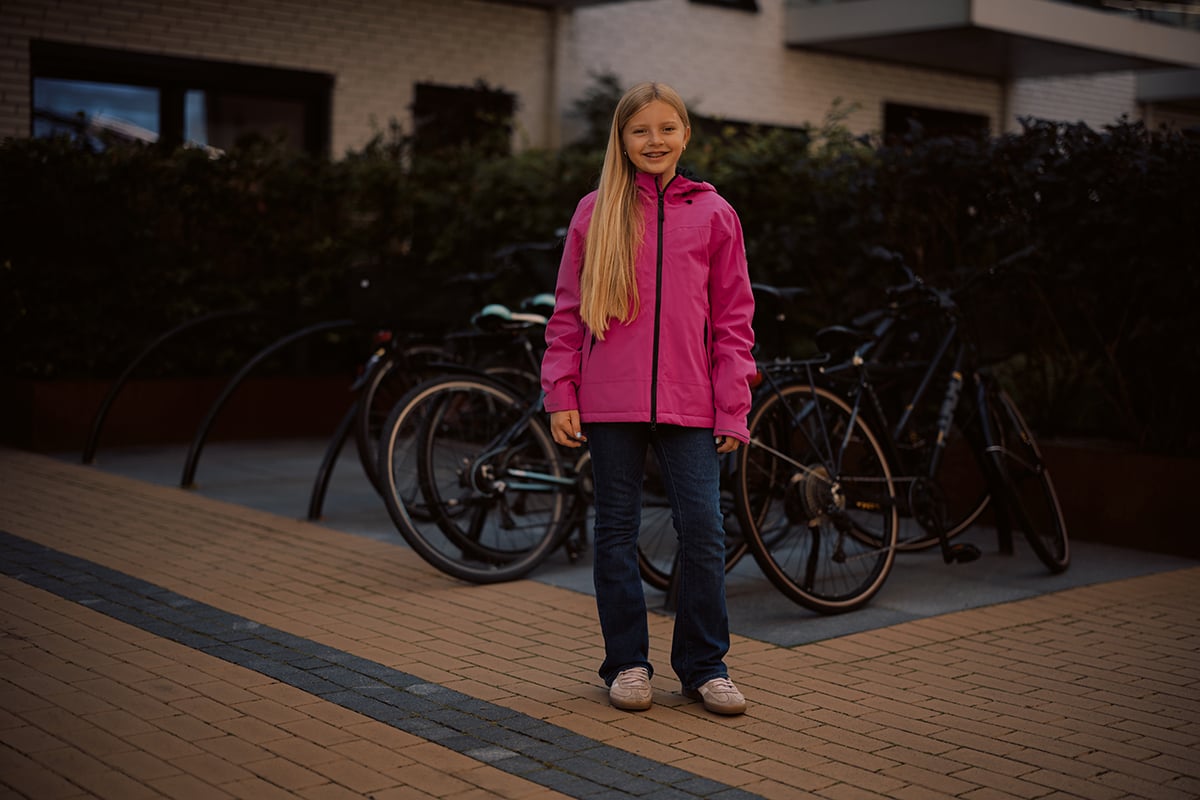 Twentyfour Aurora Warm Jacket JR Fuksia