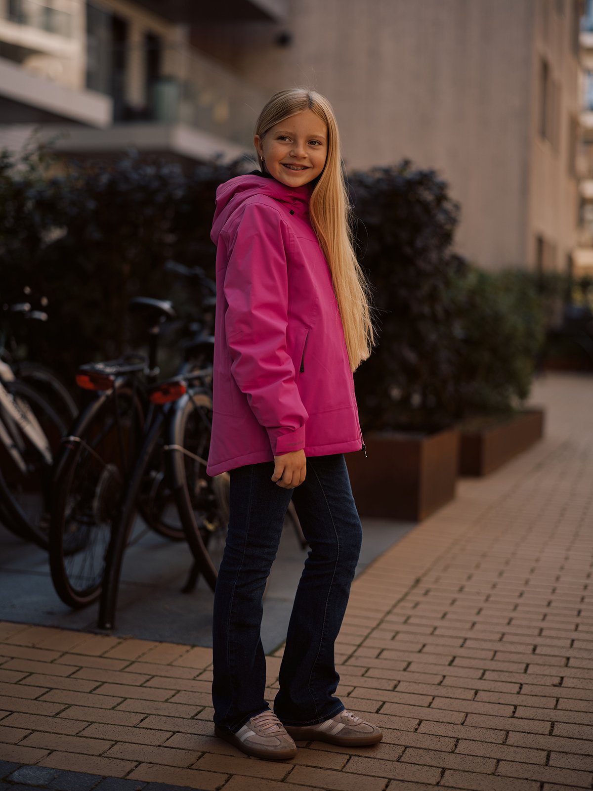 Twentyfour Aurora Warm Jacket JR Fuksia