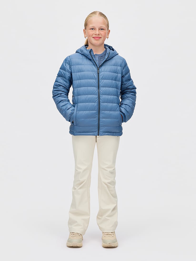 Twentyfour Aurora Lett Dunjakke JR Gråblå