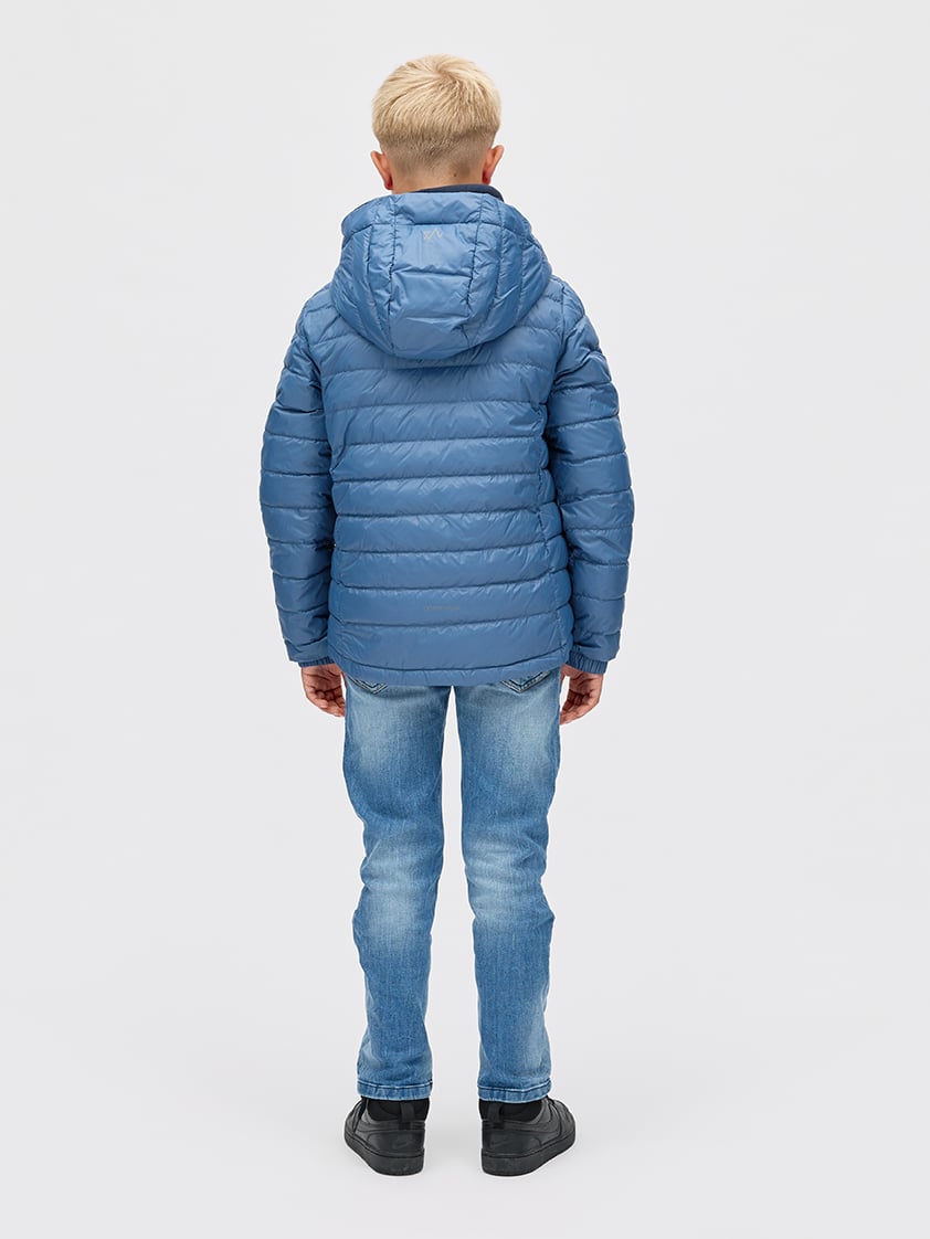 Twentyfour Aurora Lett Dunjakke JR Gråblå