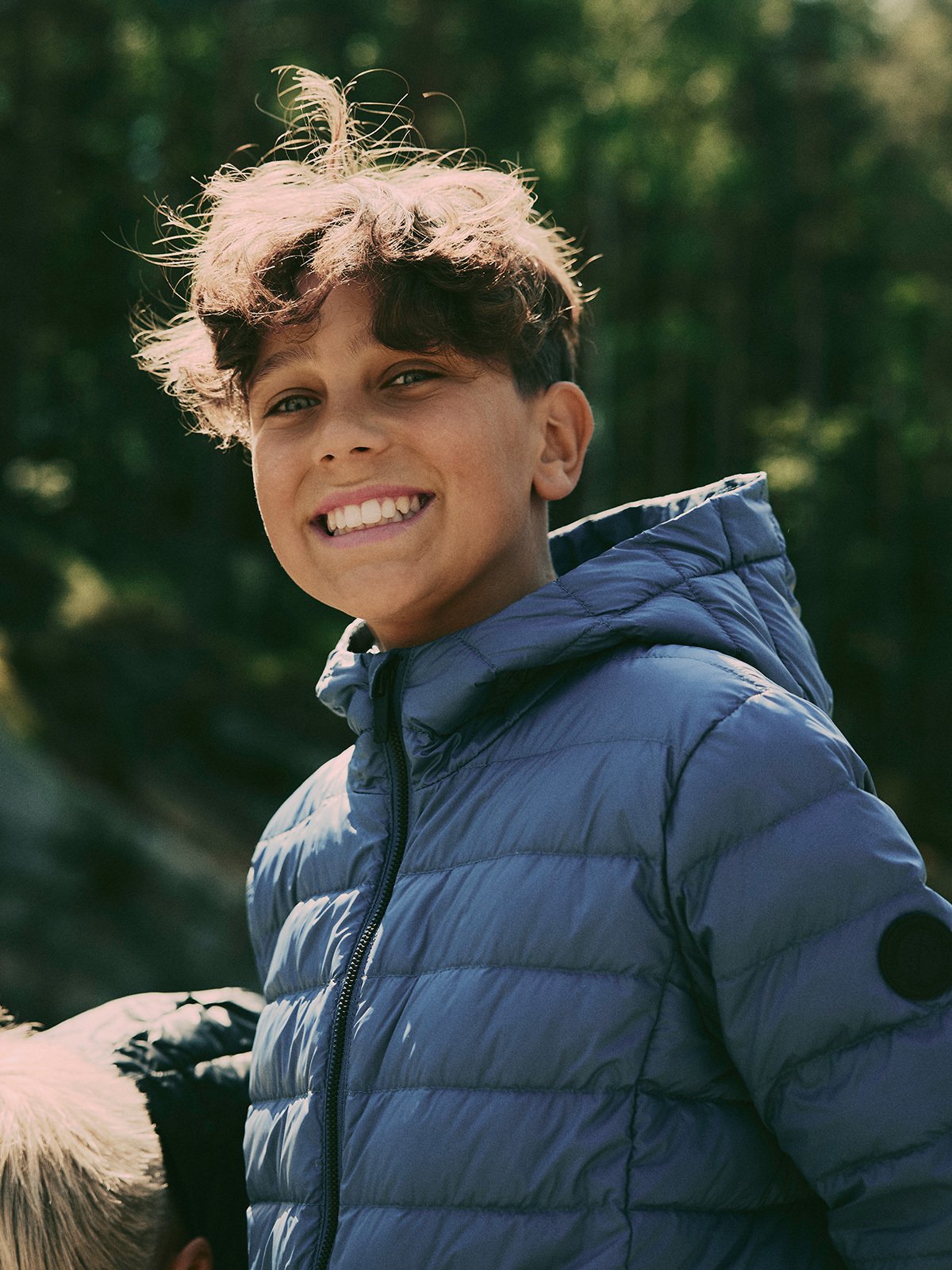 Twentyfour Aurora Lett Dunjakke JR Gråblå