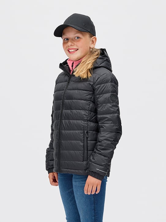 Twentyfour Aurora Lett Dunjakke JR Sort
