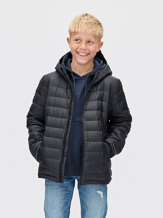 Twentyfour Aurora Lett Dunjakke JR Sort