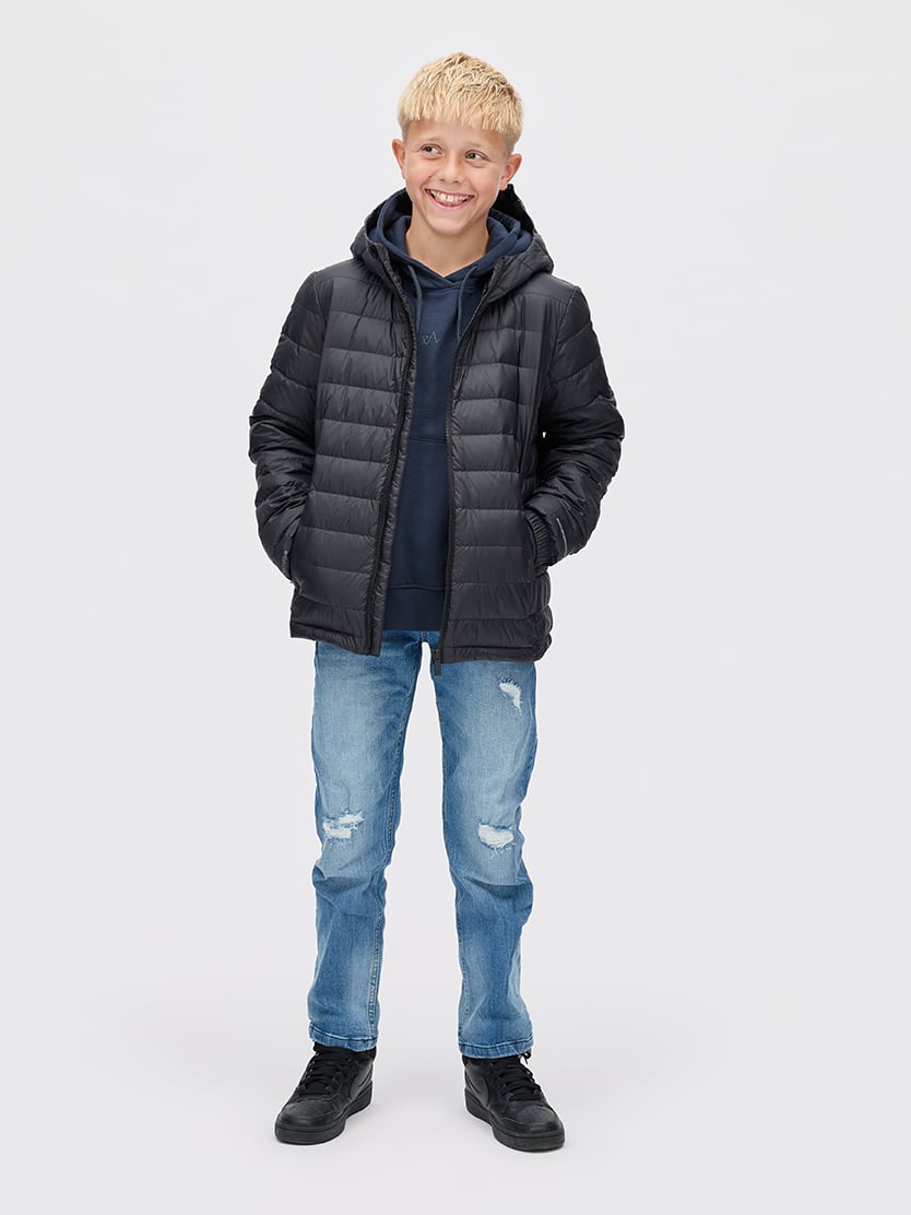 Twentyfour Aurora Lett Dunjakke JR Sort