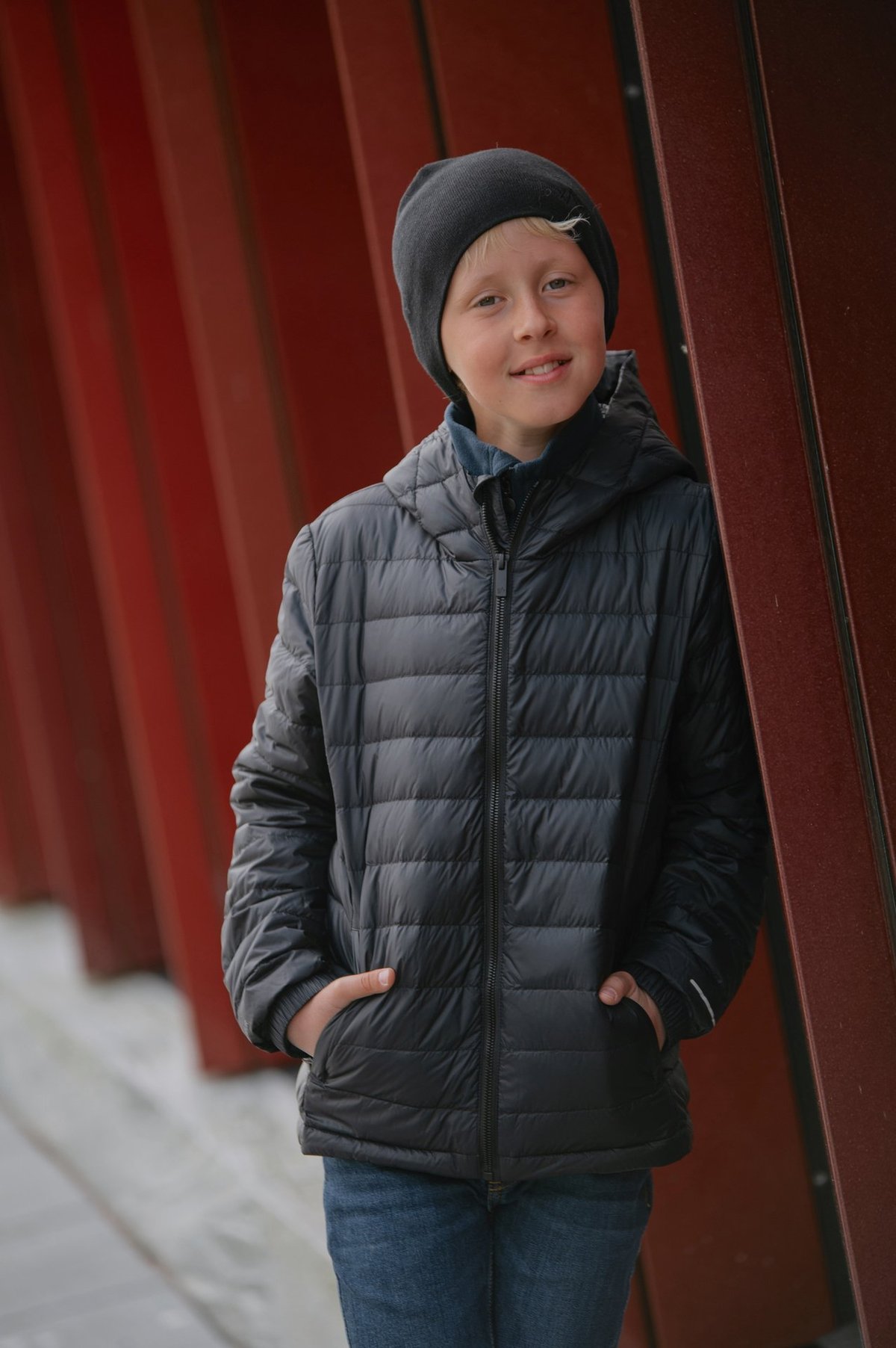 Twentyfour Aurora Lett Dunjakke JR Sort