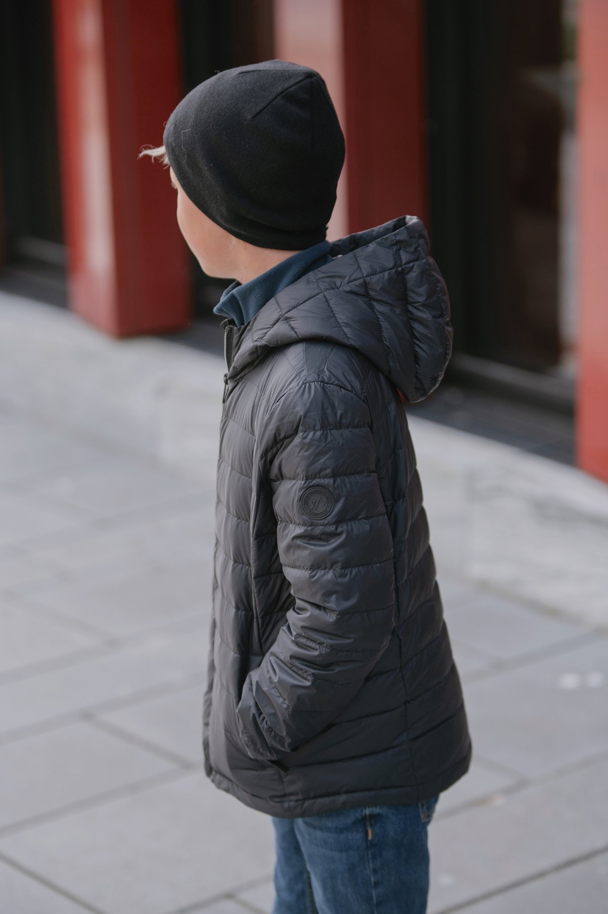 Twentyfour Aurora Lett Dunjakke JR Sort