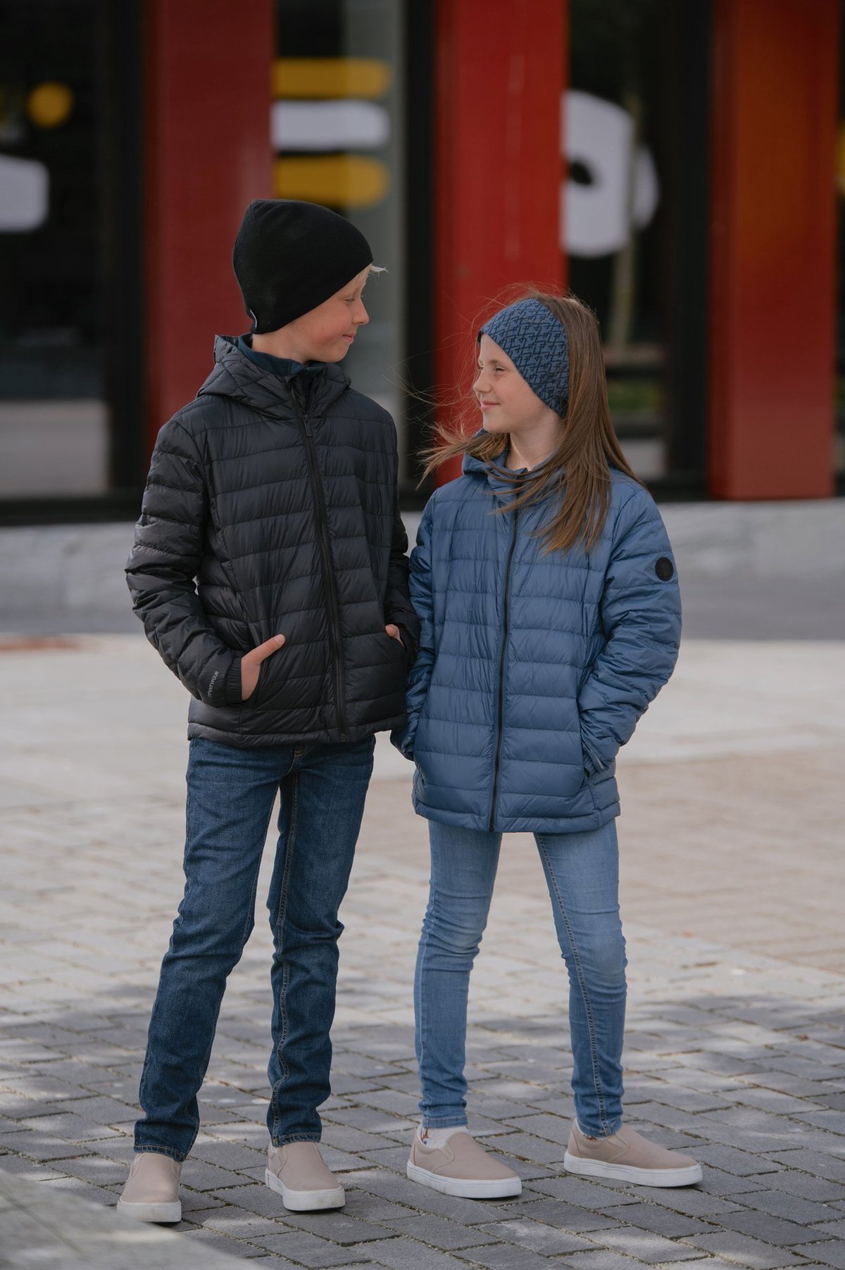 Twentyfour Aurora Lett Dunjakke JR Sort