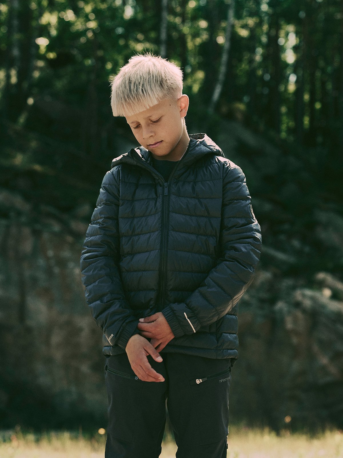 Twentyfour Aurora Lett Dunjakke JR Sort