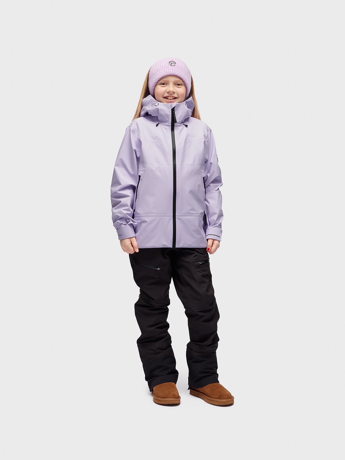 Twentyfour Aurora 3L Skalljakke JR Lavendel