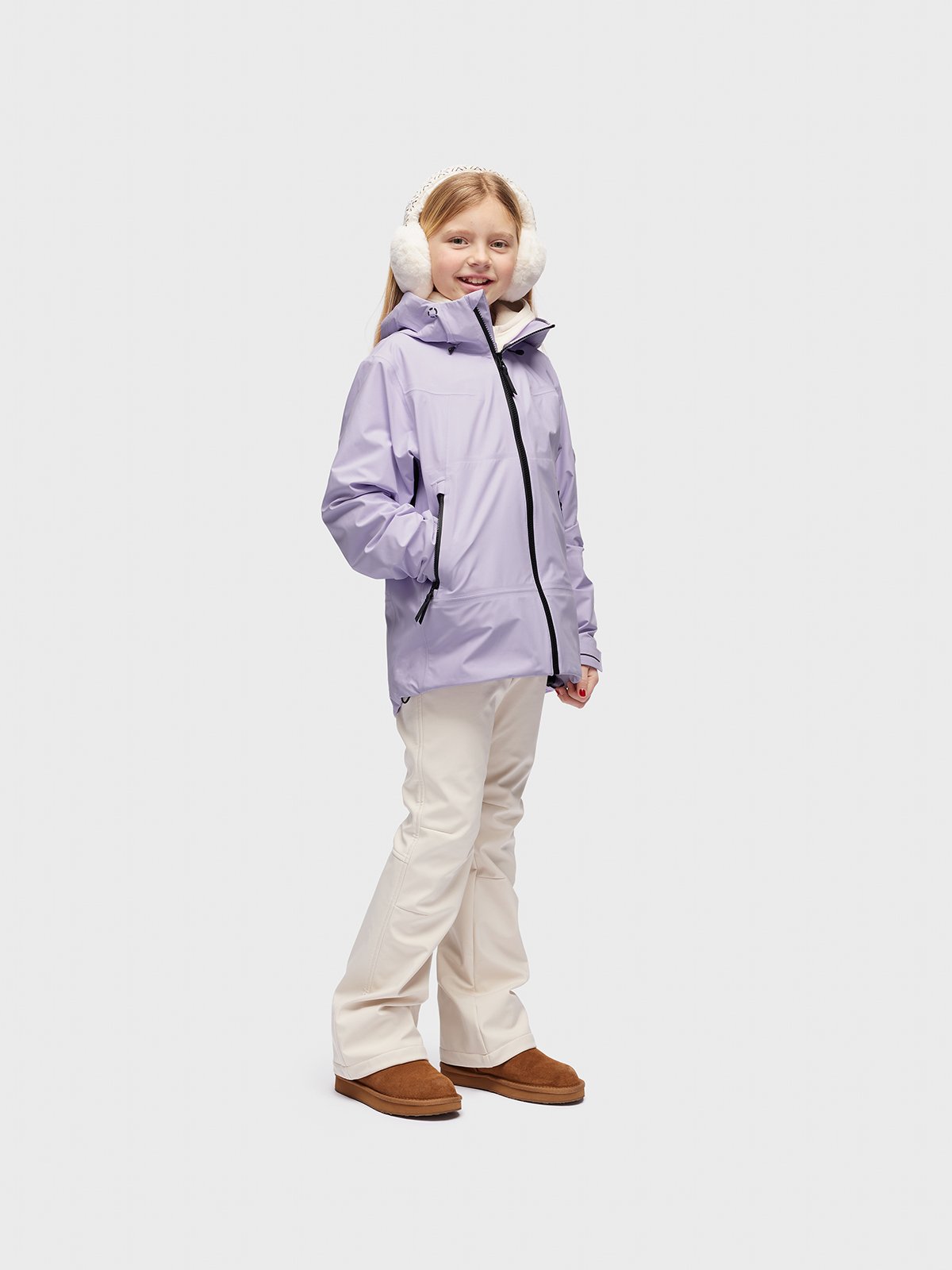 Twentyfour Aurora 3L Skalljakke JR Lavendel