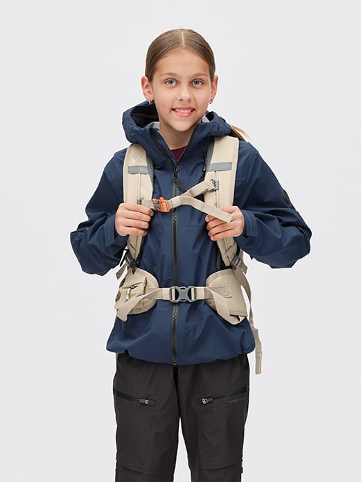 Twentyfour Aurora 3L Skalljakke JR Marine