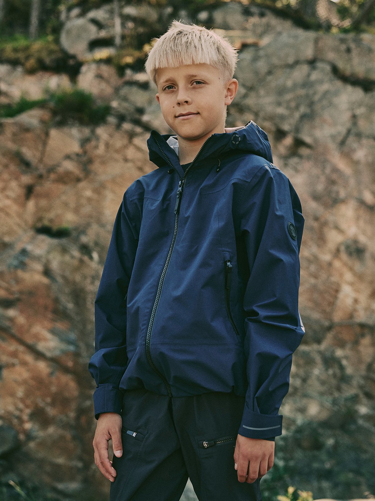 Twentyfour Aurora 3L Skalljakke JR Marine