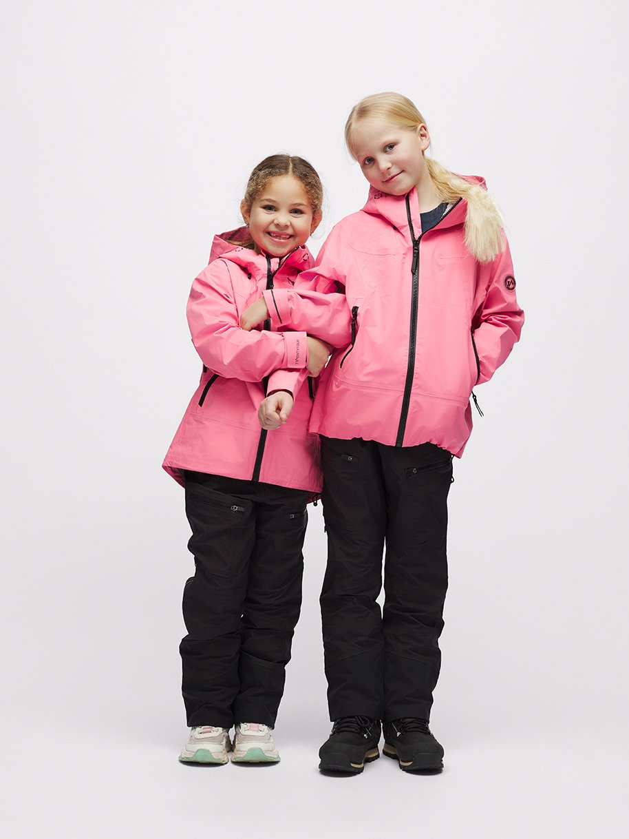 Twentyfour Aurora 3L Skalljakke JR Rosa