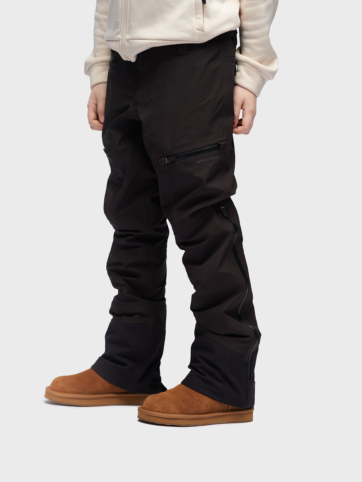 Twentyfour Aurora 3L Skallbukse JR Sort
