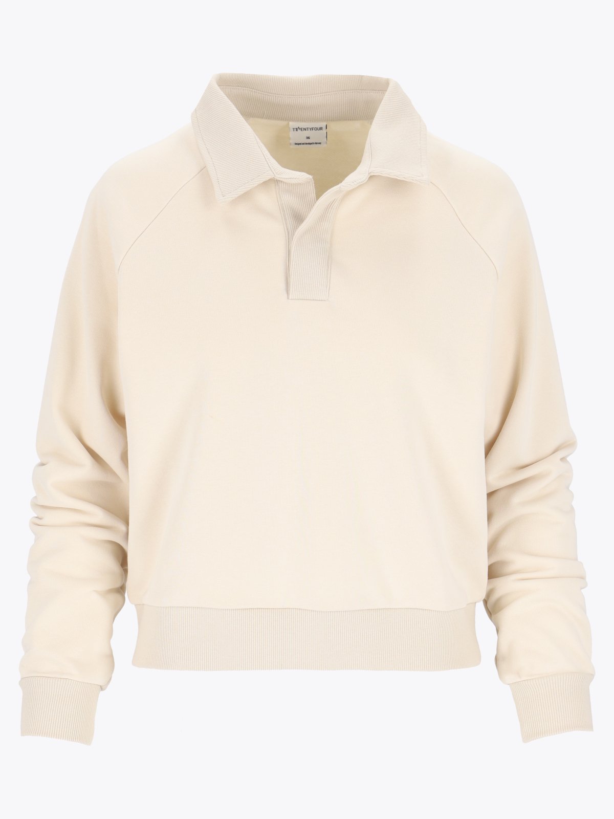 Twentyfour Mode Polo Sweater D Gråhvit