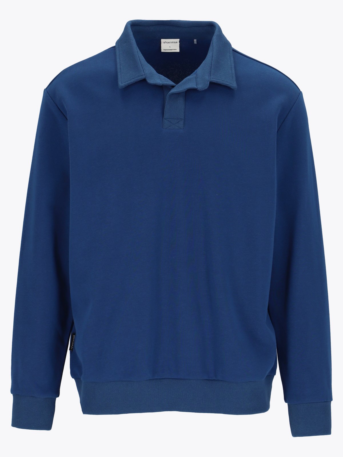 Twentyfour Mode Polo Sweater H Mørk Blå