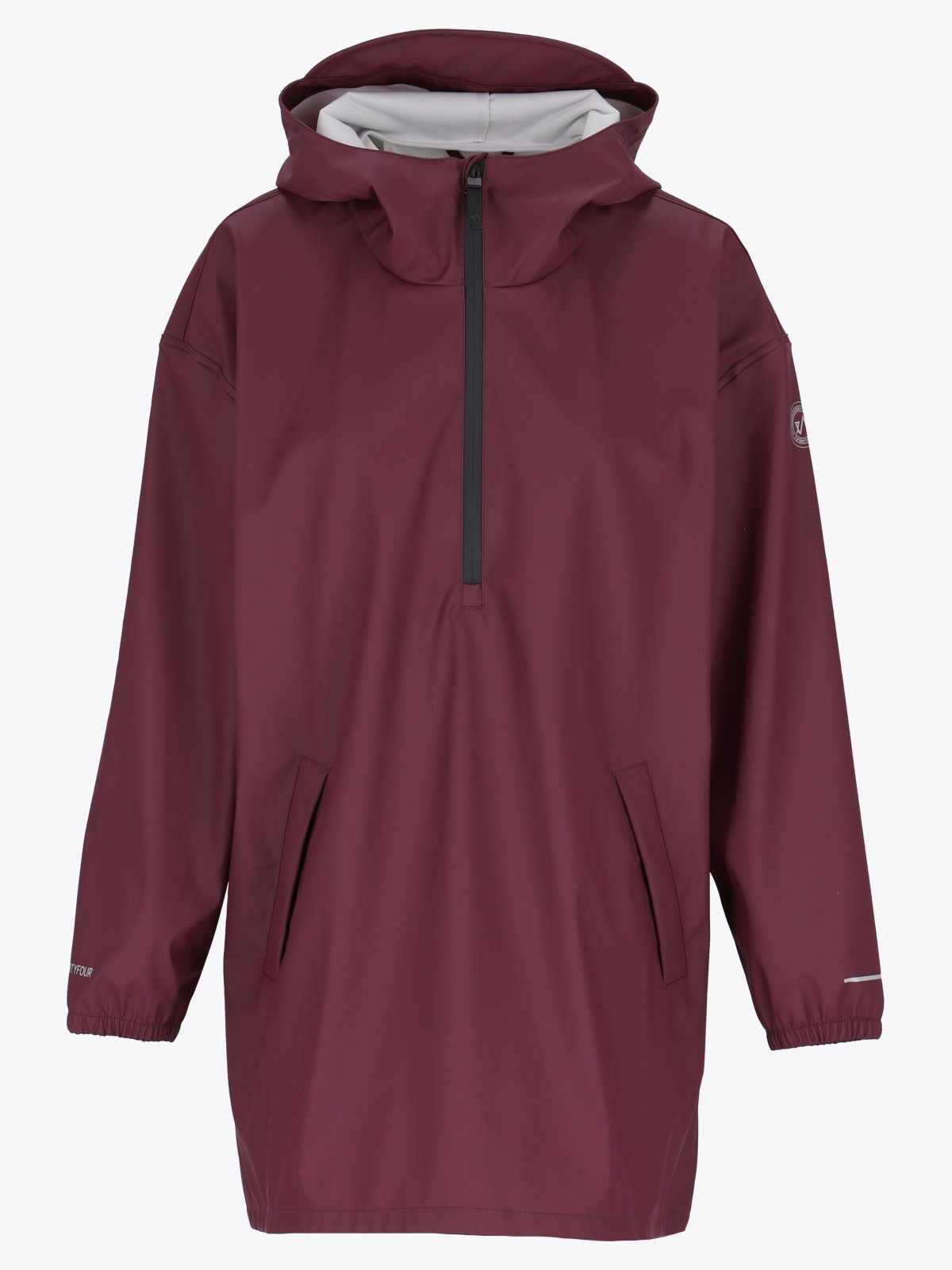 Twentyfour Mode PU Poncho D M Burgunder