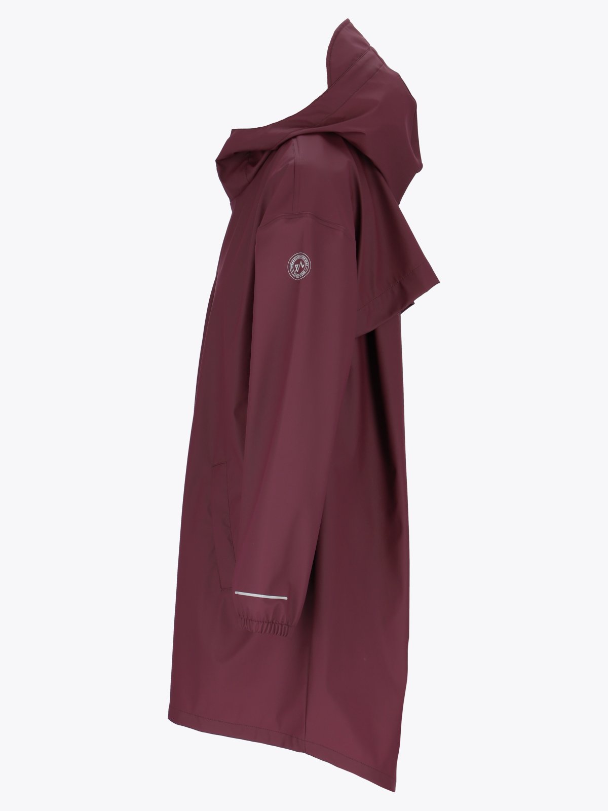 Twentyfour Mode PU Poncho D M Burgunder