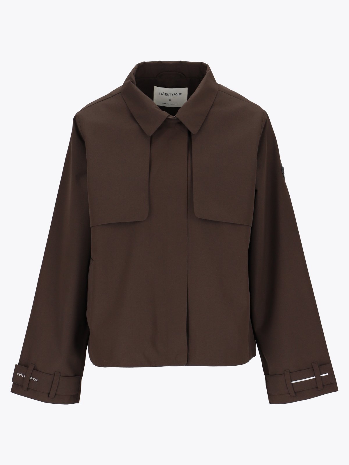 Twentyfour Mode Trench Jakke D Mørk Brun