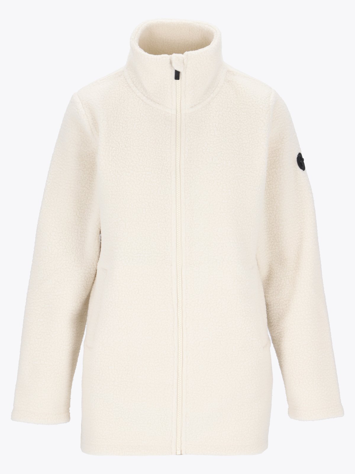 Twentyfour Mode Pile Coat D Gråhvit