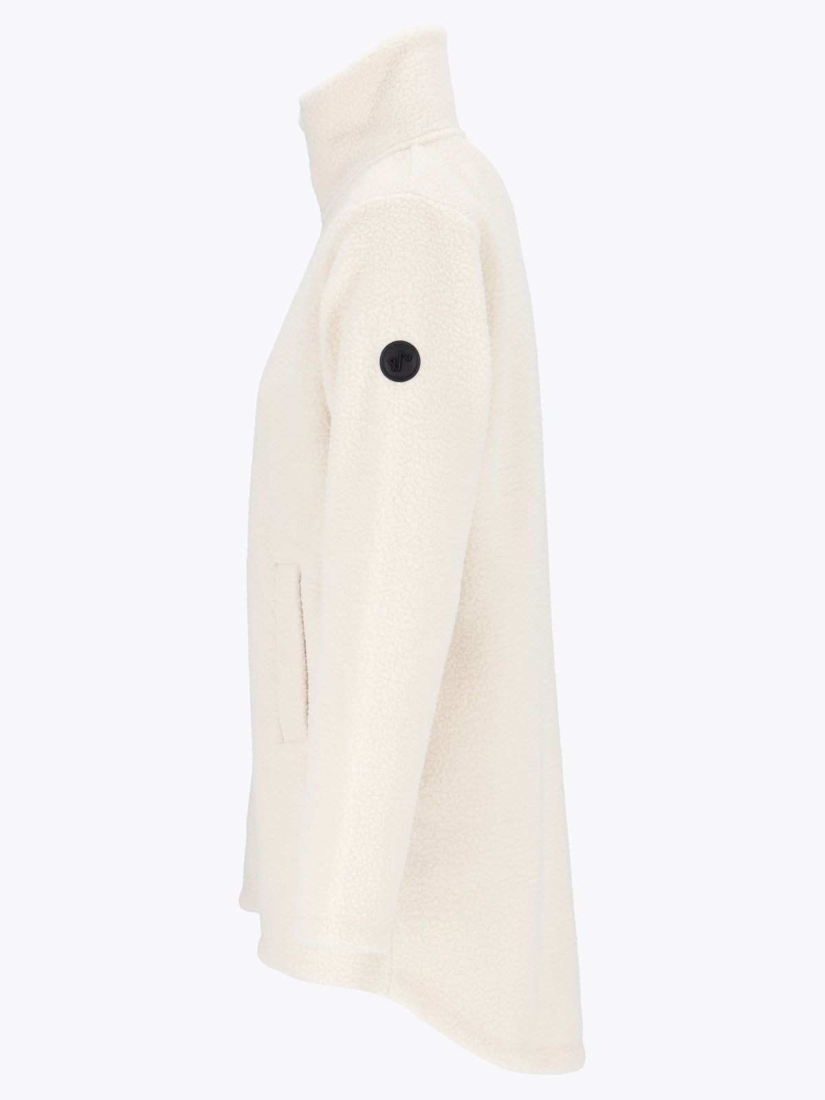 Twentyfour Mode Pile Coat D Gråhvit