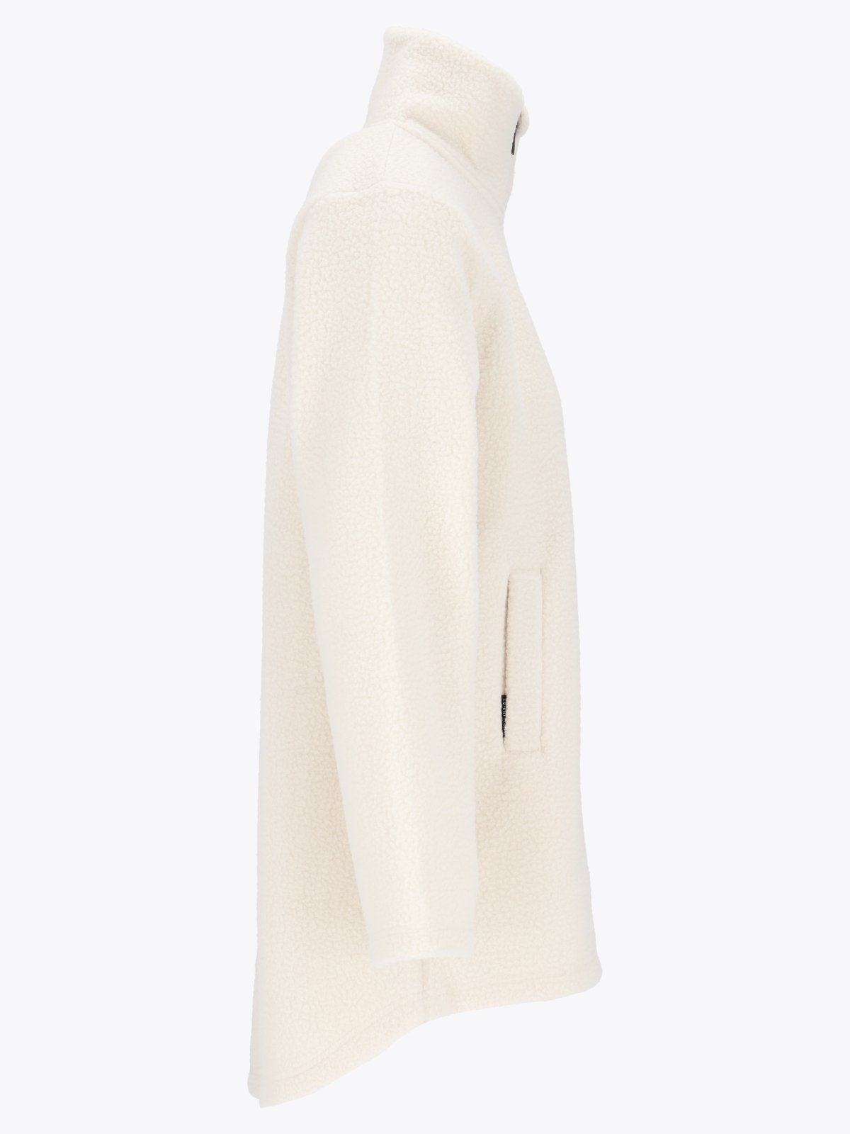 Twentyfour Mode Pile Coat D Gråhvit