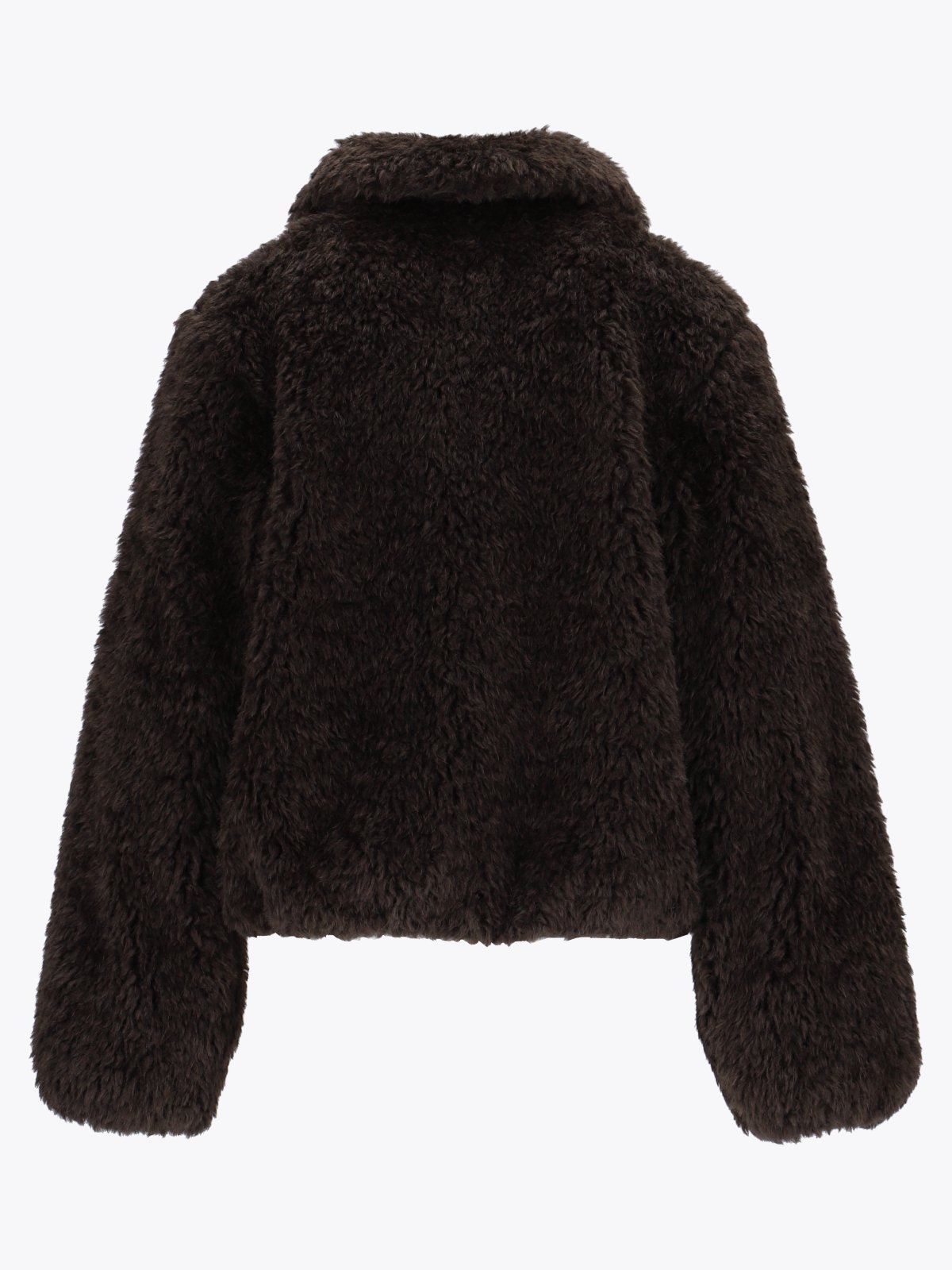 Twentyfour Mode Teddy Jakke D Mørk Brun