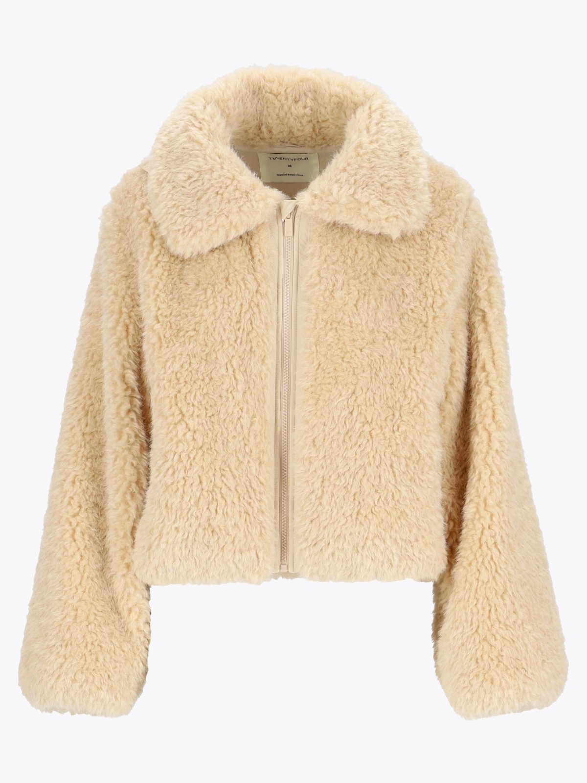 Twentyfour Mode Teddy Jakke D Sand