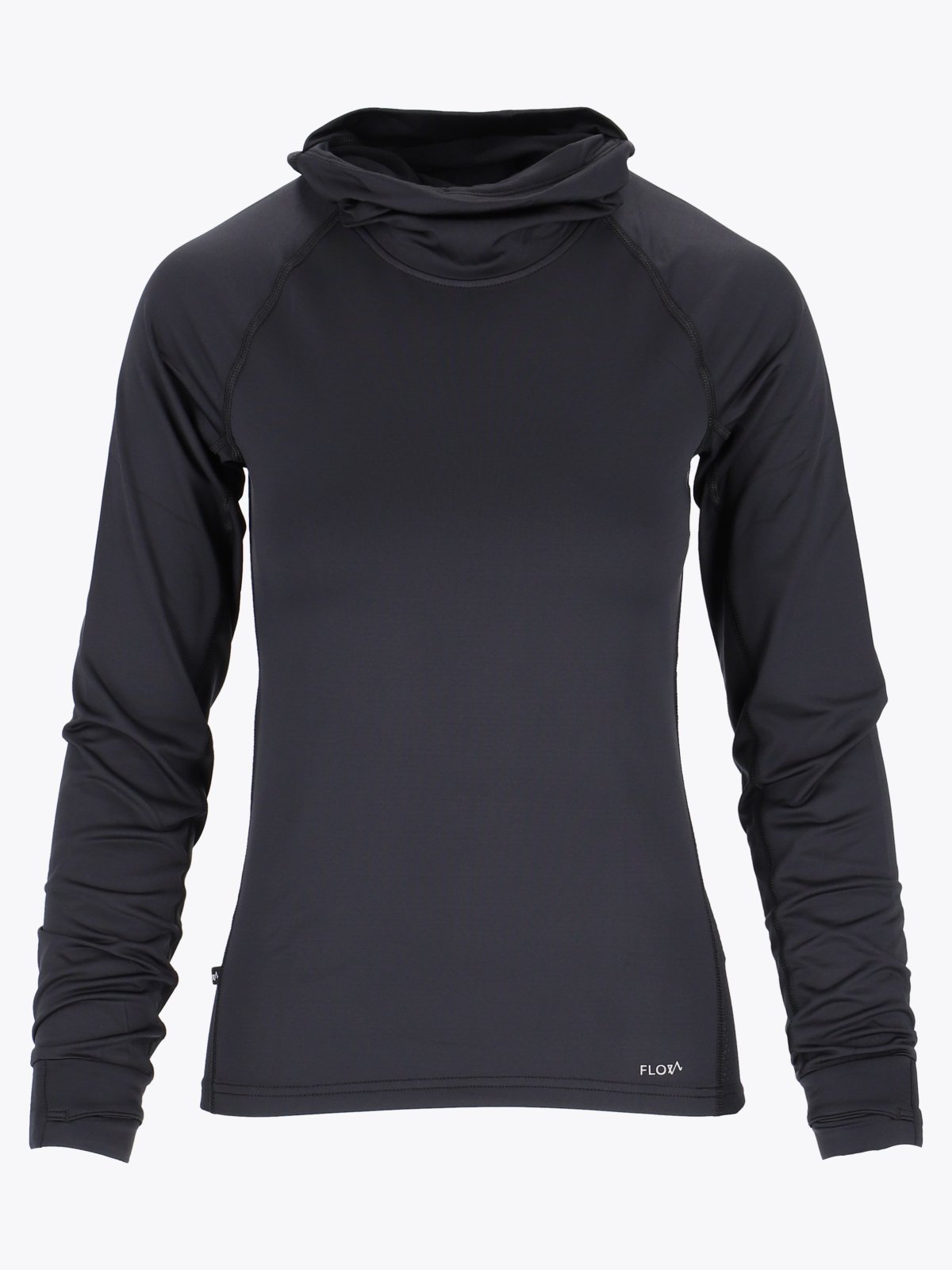 Twentyfour Flow Hooded Baselayer Top D Sort