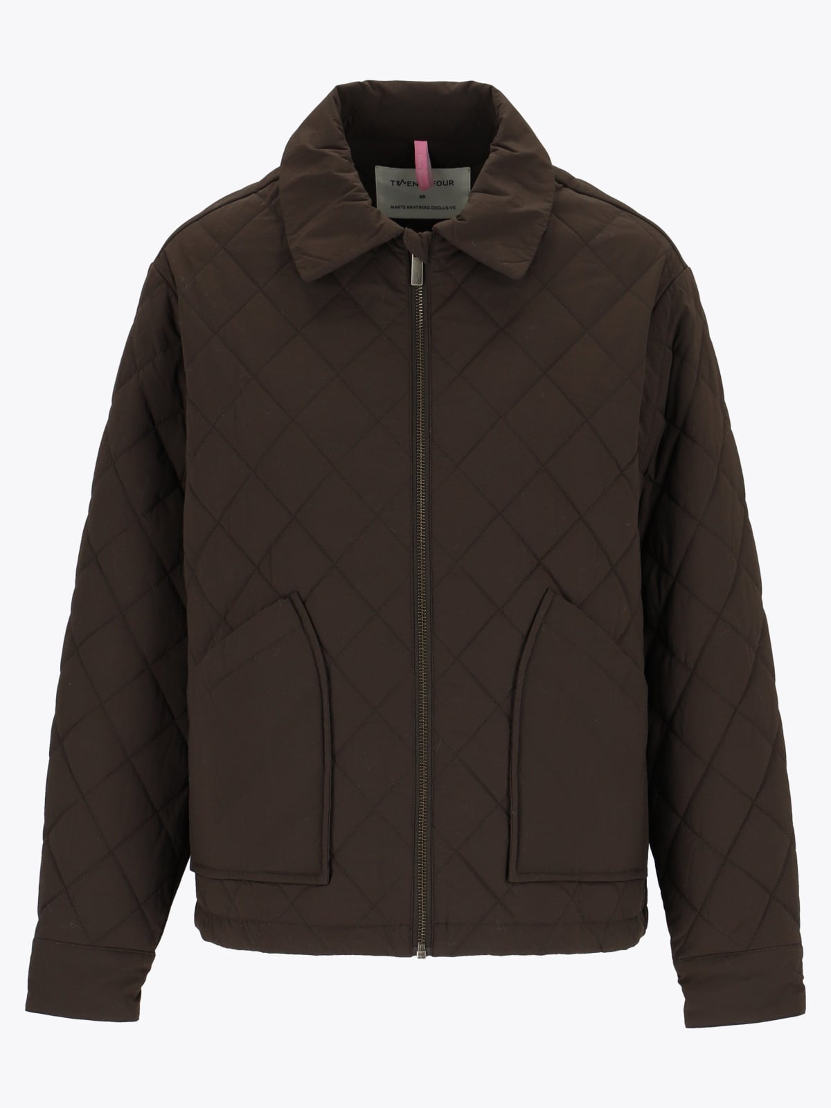 Twentyfour Marte Quilted Jakke D Mørk Brun