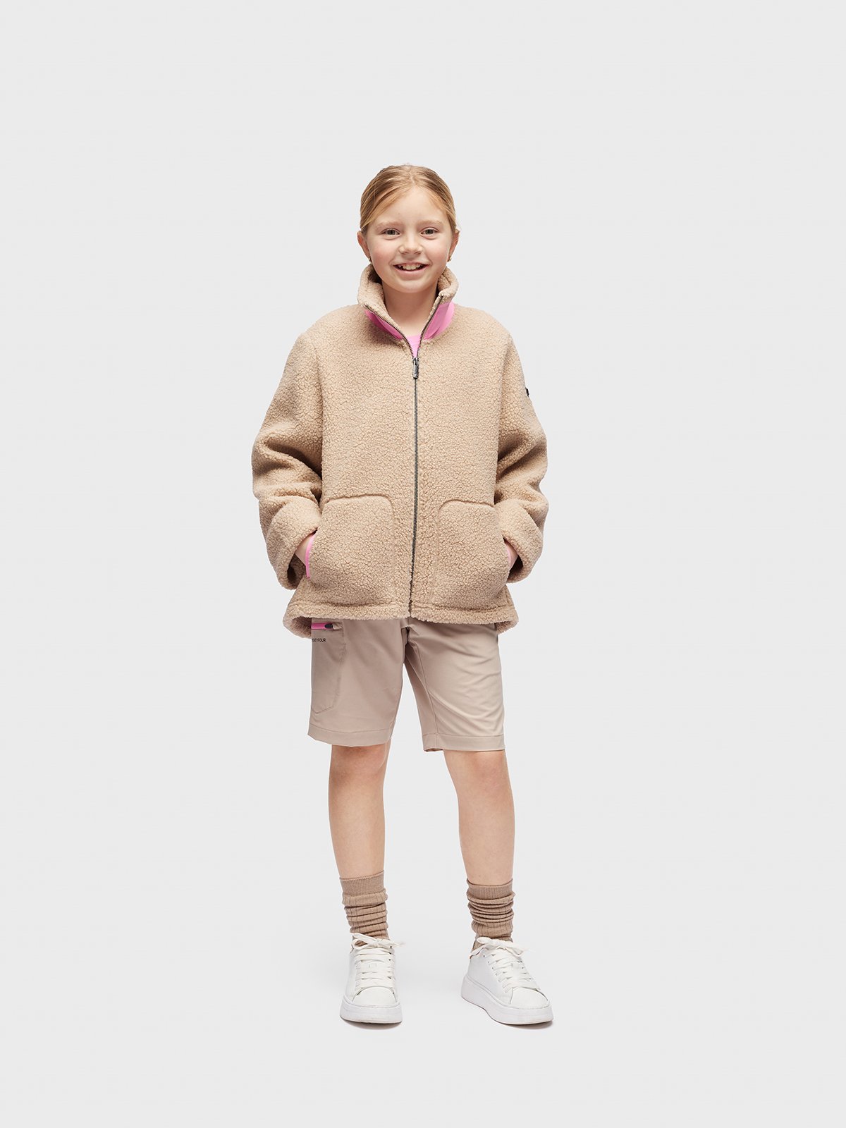 Twentyfour Popsi Pile Jakke JR Beige