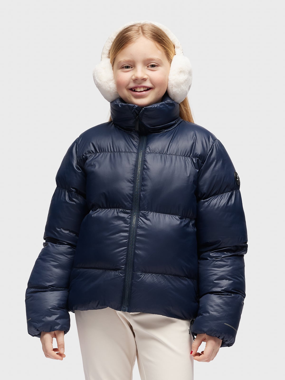 Twentyfour Mode Ava Puffy Jakke Jr Marine