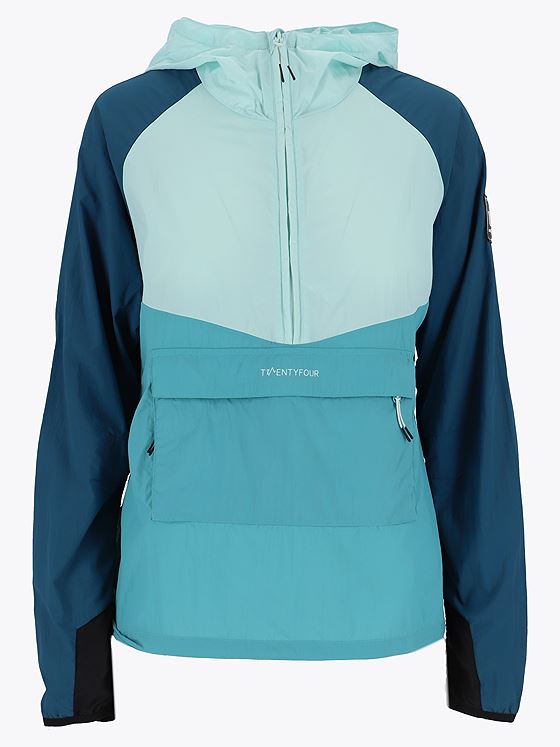Twentyfour Flåm Light Anorakk D Isblå
