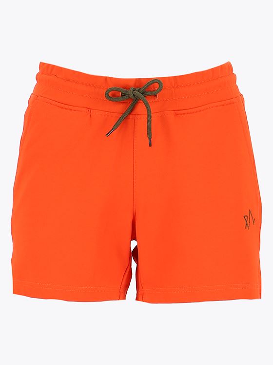 Twentyfour Mellow College Shorts W Tomatrød