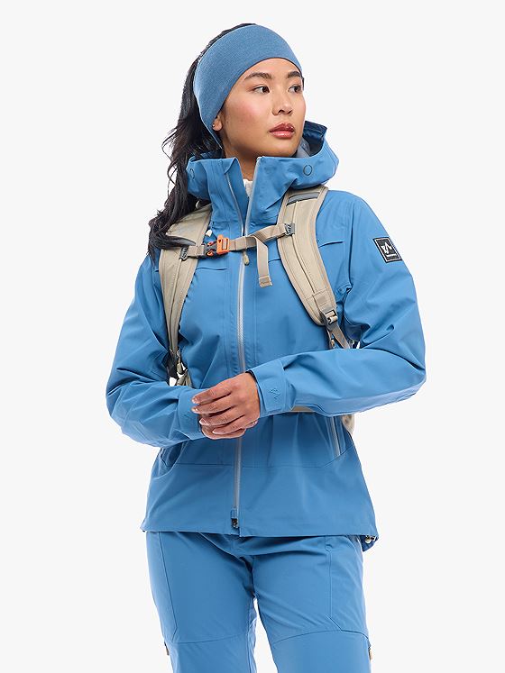 Twentyfour Finse 3L Skalljakke D Mellomblå