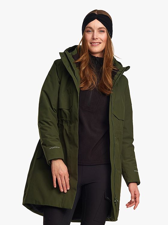 Twentyfour Mode Mia Warm Parkas D Olivensort