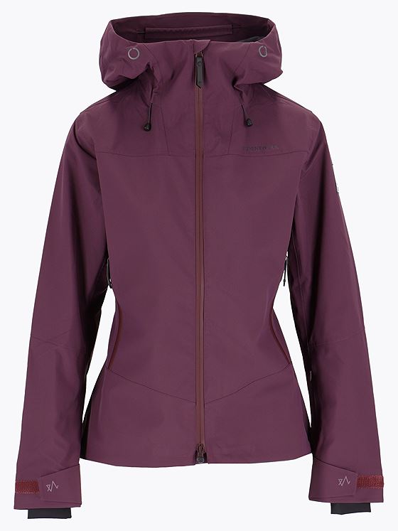 Twentyfour Isbre 3L Skalljakke D Dyp Plomme