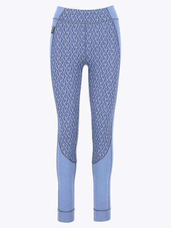 Twentyfour Aurora Aya Ull Tights D Gråblå