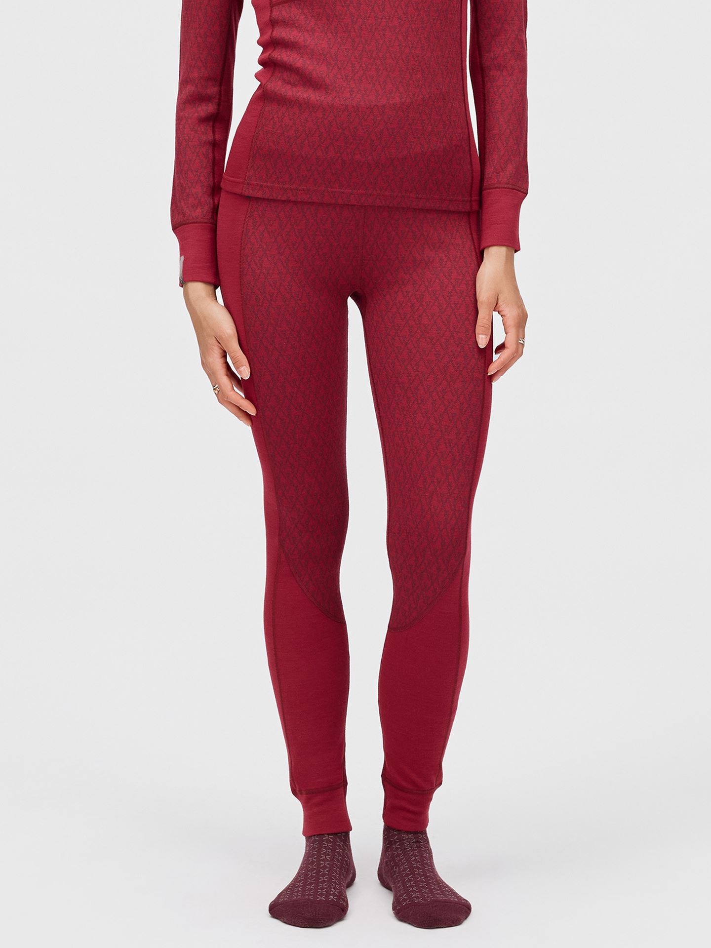 Twentyfour Aurora Aya Ull Tights D Vinrød