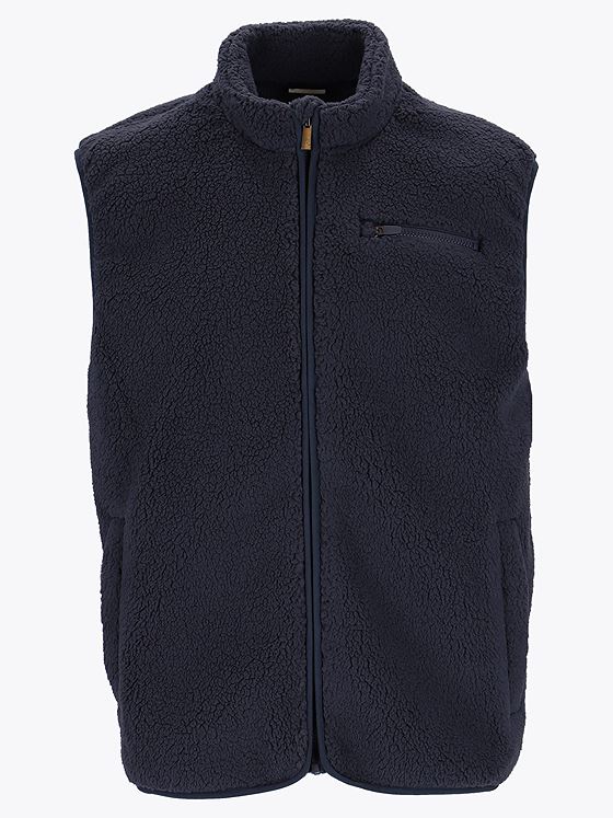 Twentyfour Finse Sherpa Vest H Blekkblå