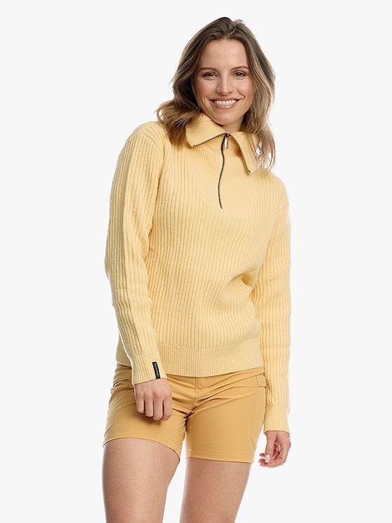 Twentyfour Mode Rib HZ Knit D Lys Gul