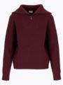 Twentyfour Mode Rib HZ Knit D M Burgunder
