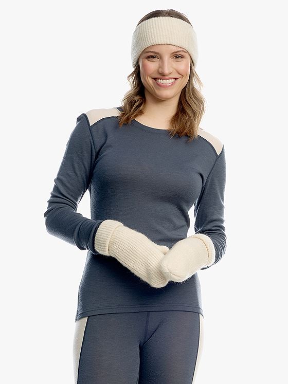 Twentyfour Finse Merino LS Topp D Blekkblå