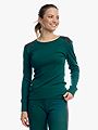 Twentyfour Finse Merino LS Topp D Mørk Grønn