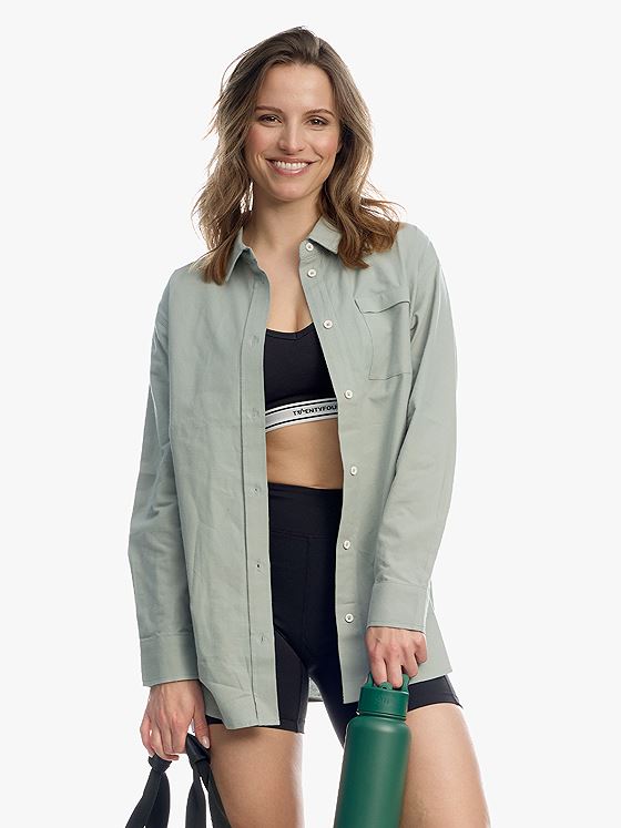 Twentyfour Mode Skjorte D Grågrønn