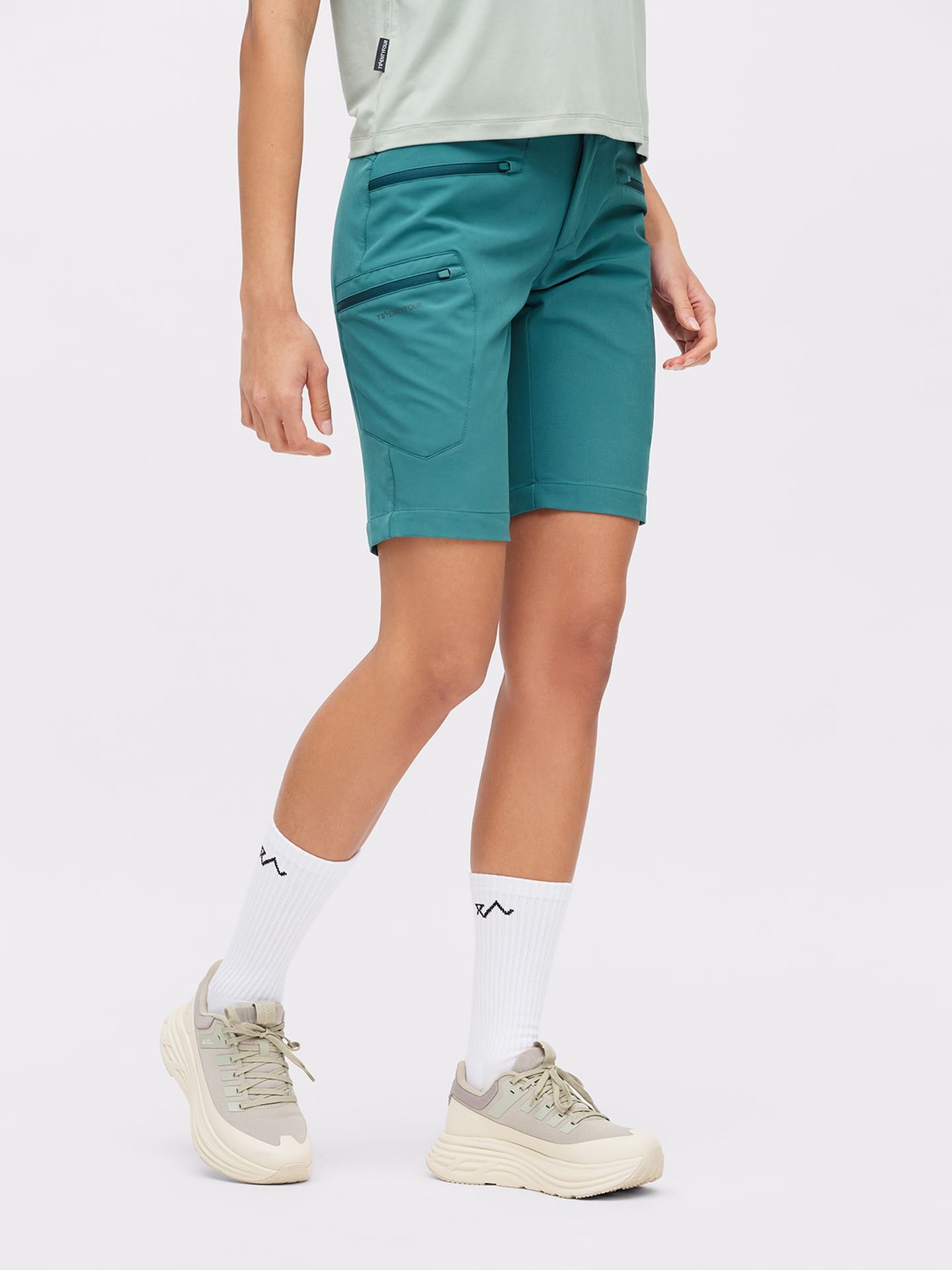 Twentyfour Venture 360 Lang Shorts D Blågrønn