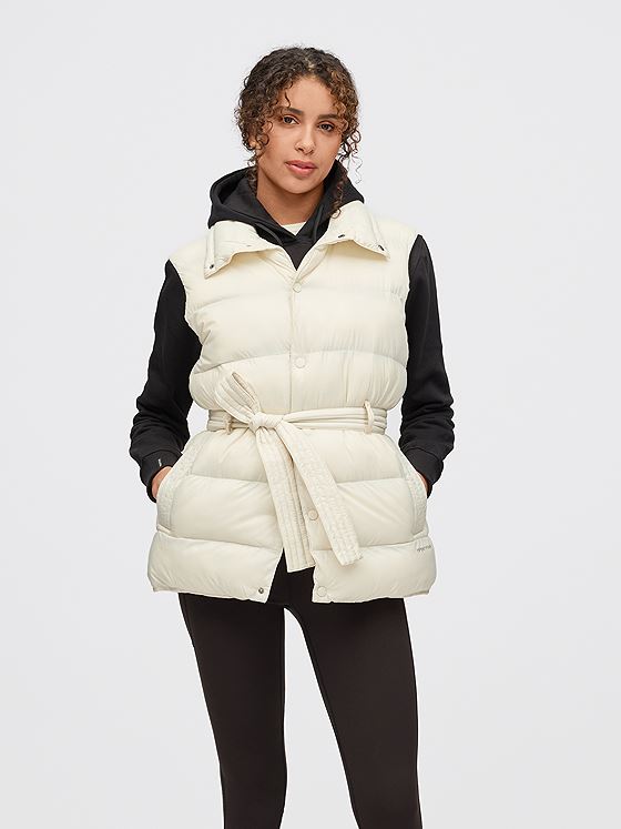 Twentyfour Mode Milla Padded Vest D Gråhvit